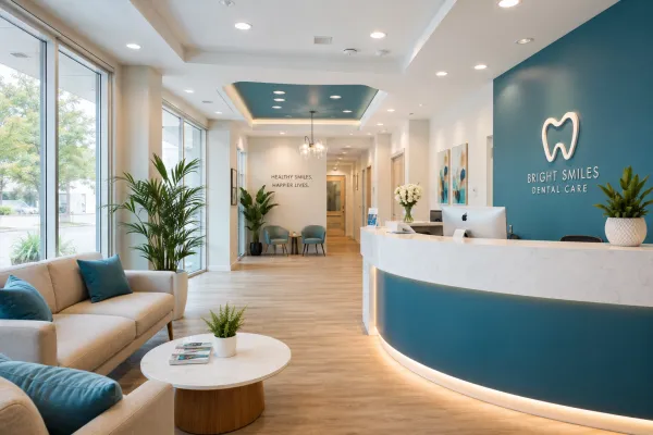 Meridian Dental clinic interior — modern, calming treatment room